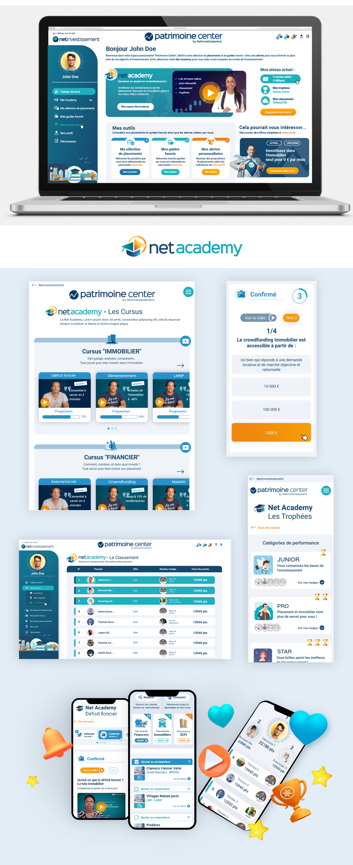 Image écrans Patrimoine center